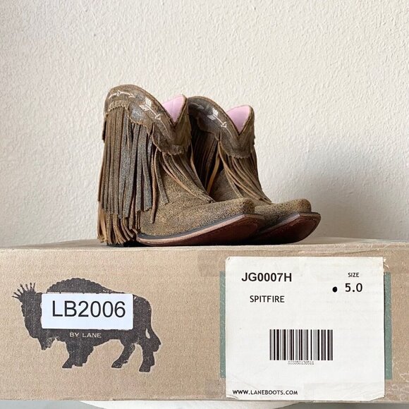 Junk Gypsy SPITFIRE Lane Cowboy Bootie Womens 5.5 Brown Western Cowgirl Boots - Picture 9 of 9